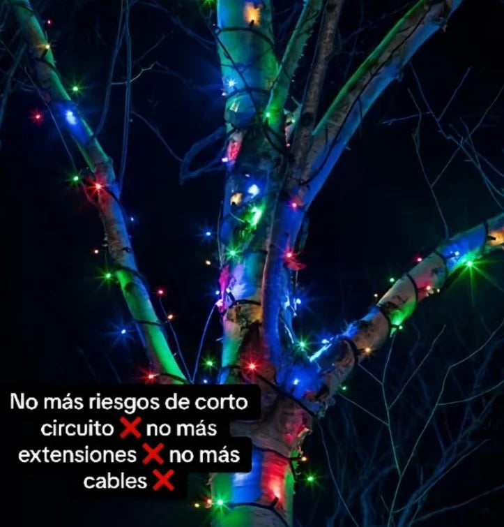 🌿¡Ilumina tu Navidad con energía solar, Pague 1 y lleve la 2 Gratis (10 metros cada luz)