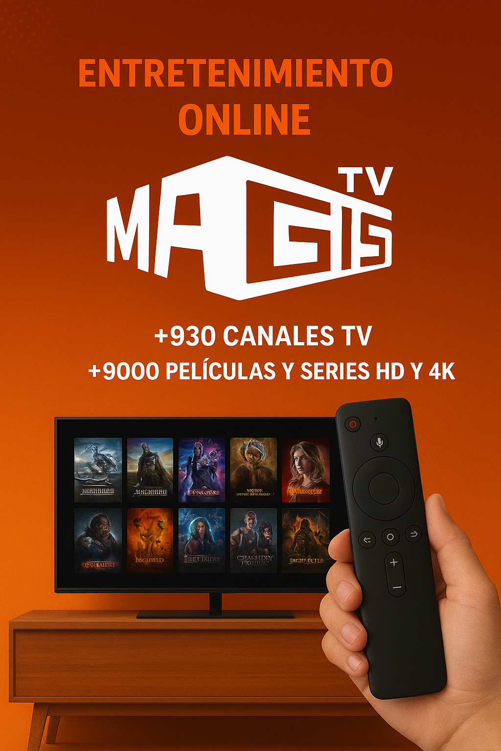 TV STICK CON CONTROL REMOTO⭐
